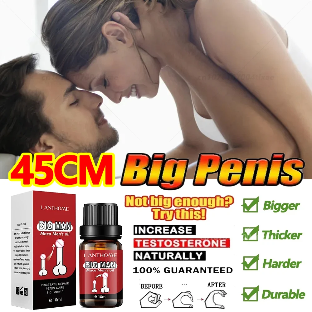 Penis Enlargement Oil Permanent Penies Thickening Growth Massage Oil Big Dick Enlarge For Men Cock Increase Oil No Side Effects