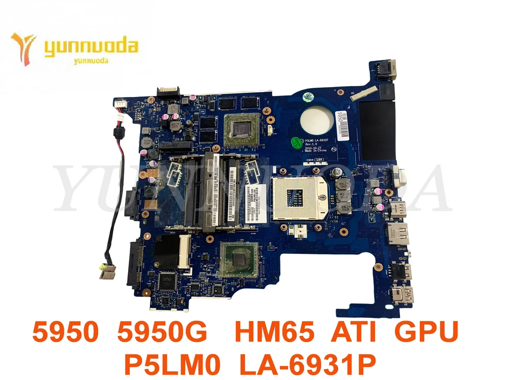 

P5ML0 LA-6931P for ACER 5950 5950G Laptop Motherboard HM65 ATI GPU tested good