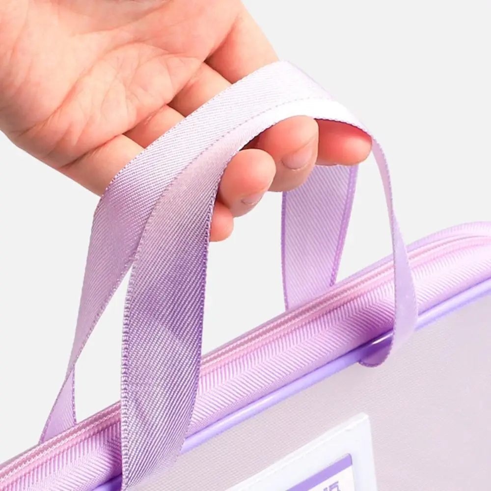 

Multi-functional Mesh File Bag Handheld Large Opening Document Folder Books Storage Bag Students