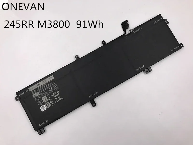 11.1V 91wh NEW 245RR   For  XPS 15 9530 M3800 Series T0TRM H76MV 7D1WJ High Capacity Laptop battery+tracking