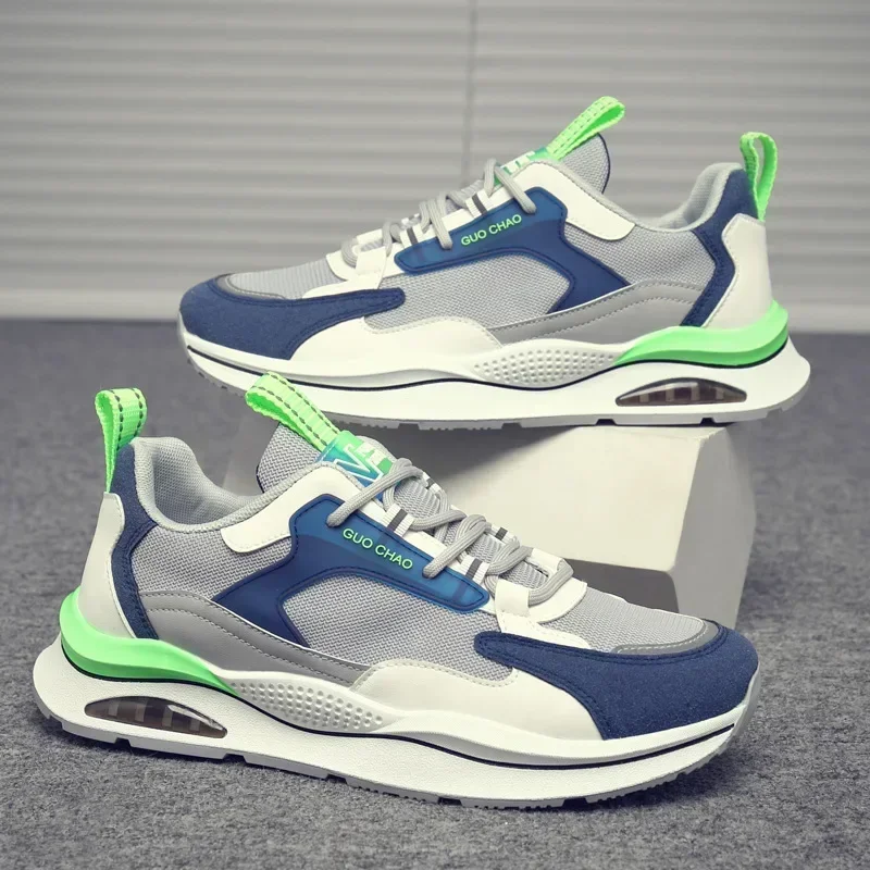 Men Sneakers Male Casual Vulcanized Tenis Luxury Trainer Mesh Breathable Fashion Lace Up Running Zapatillas De Deporte image 3