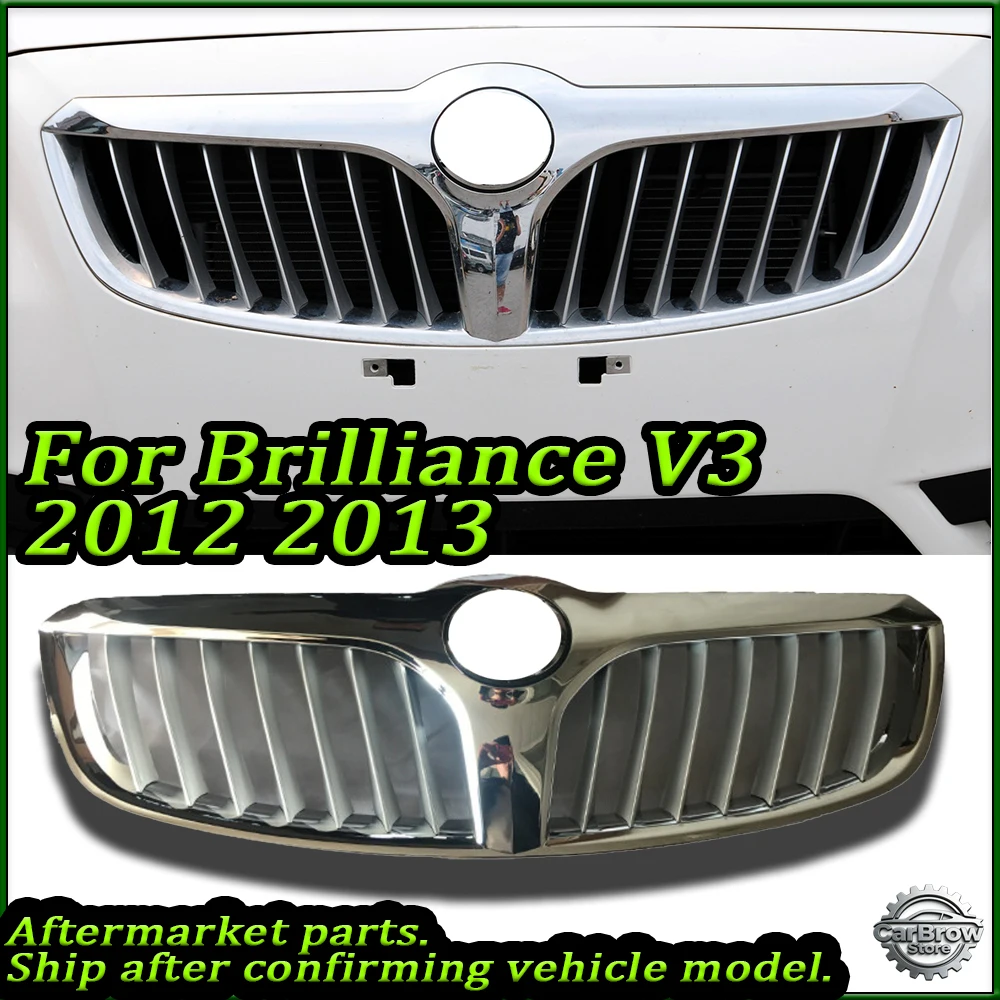 

Front Upper Grille Assembly Replacement Front Bumper Air Intake Grille Fit For Brilliance V5 2012 2013 Front Bumper Vent Grille