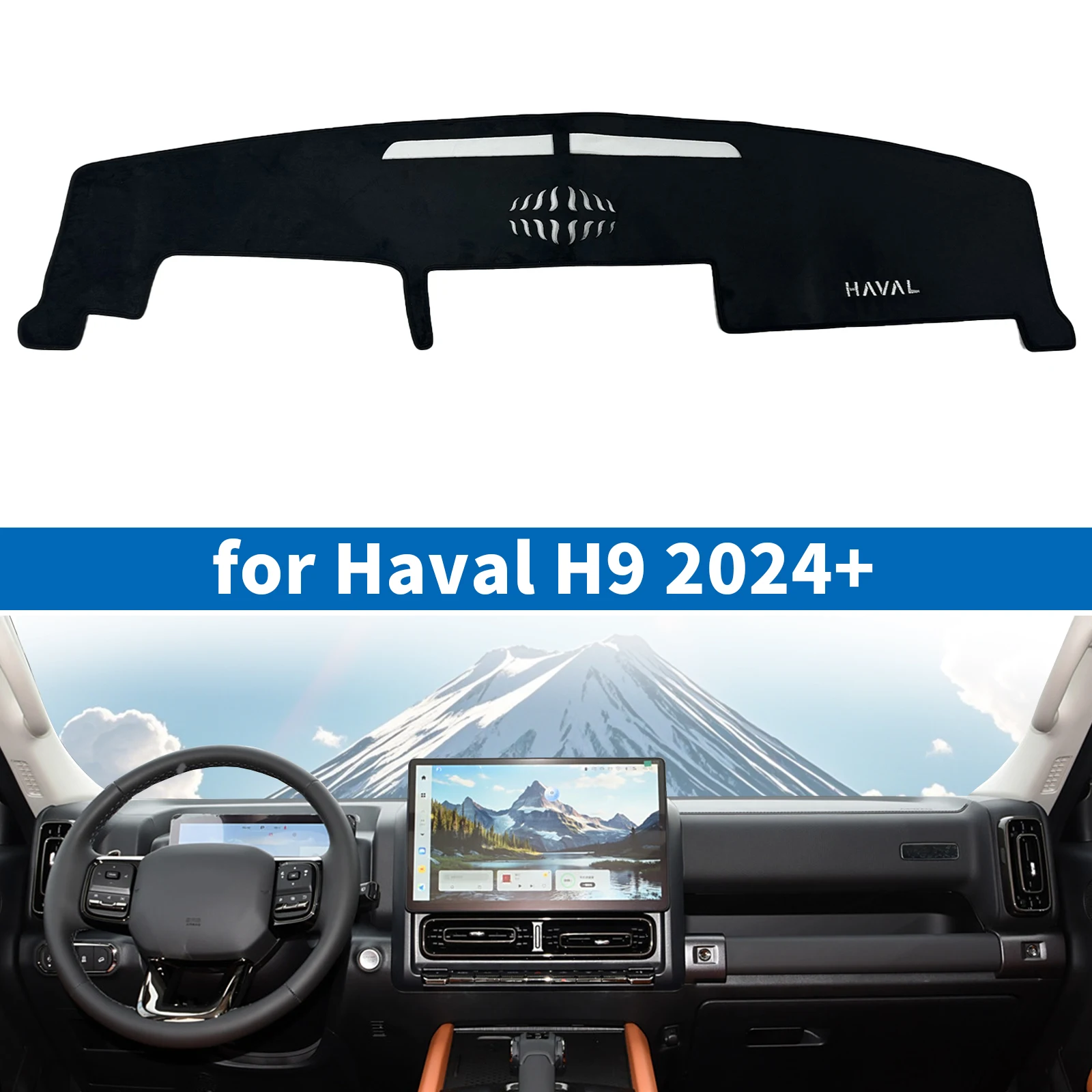 

for Haval H9 2024 2025 Car Dashboard Mat Sunshade Protective Carpet Dash Mat Dashmat