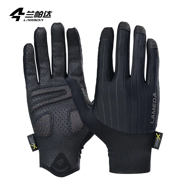 Lameda Cycling Gloves Touch Screen Men\'s Cycling Gloves Damping Bicycle Gloves Highly Elastic Lightweight Bicycle Accessories