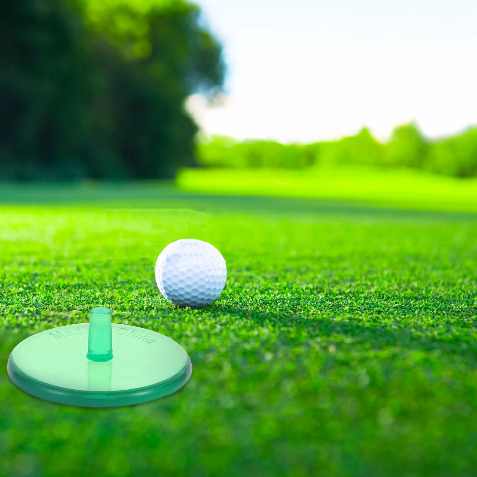 100pcs Ball Plastic Positioning Tools For Outdoor Golf Golfs Supplies Alignment Aids Balls Positioning Tools Golf Supplies