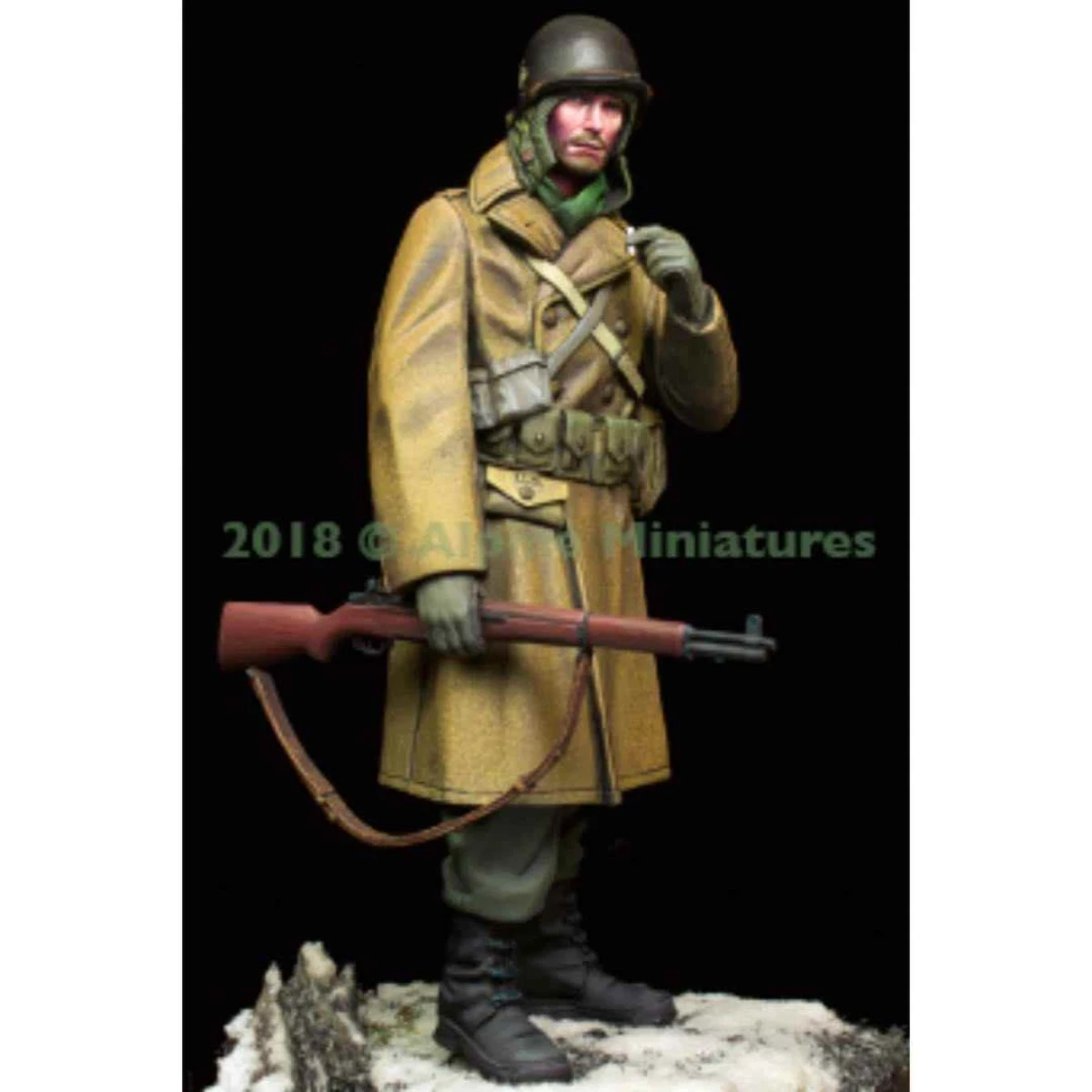 

1/16 Resin Unpainted Model Kit, military theme, United States Infantry Winter unassembled and unpainted GK, 971R