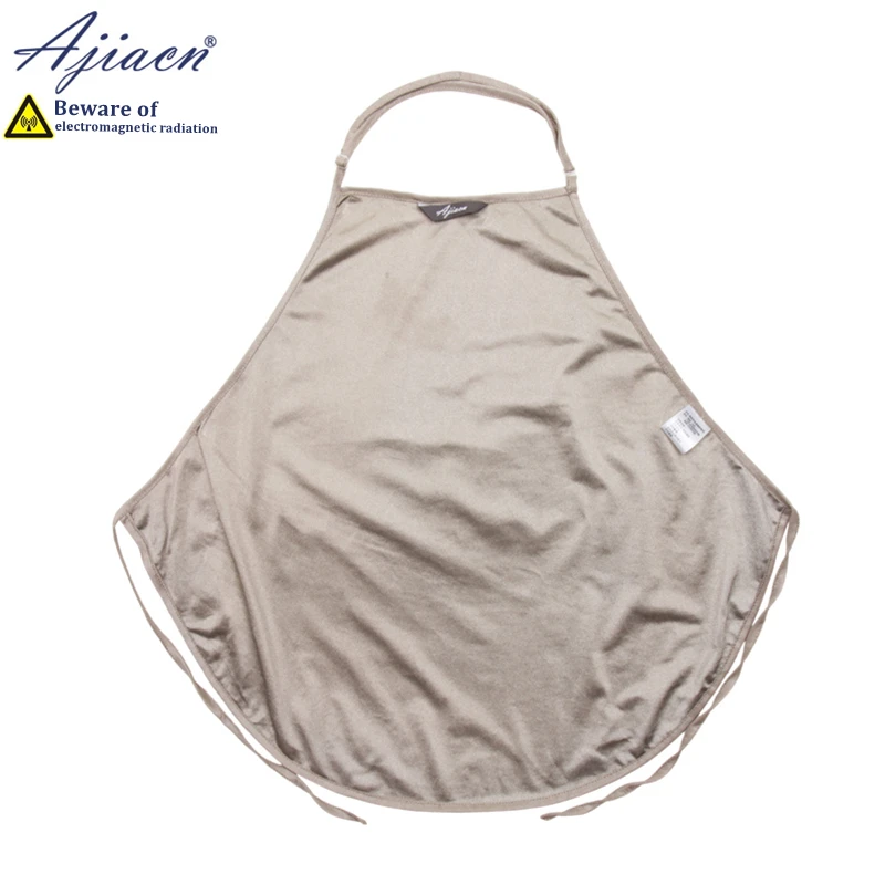 100% ألياف الفضة محبوك النسيج الأمومة المئزر الهاتف المحمول ، WIFI الإشعاع الكهرومغناطيسي التدريع ملابس النساء الحوامل #5