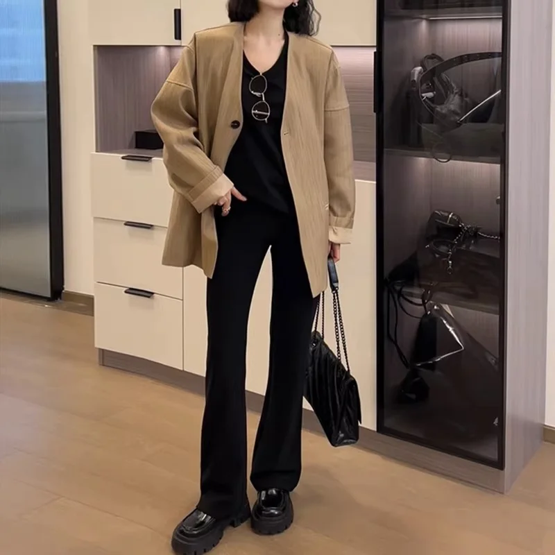 Cappotto corto da donna Nuovo in abiti esterni Giacca corta Donna Indumento moderno Rimovibile da donna Legatura Look Fahison Fat Special