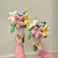 Interesting Plush Bouquet, Tulips, Potted Plants, Plush Dolls, Lovely And Soothing Bouquets, And Graduation Day Gifts For Girls.