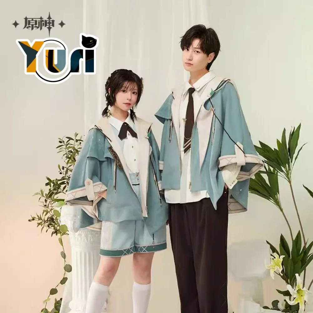 

Yuri MiHoYo Official Game Genshin Impact Venti Cloak Cape Coat For Women Men Costume Clothes Daily Cosplay Props C YS Pre-order