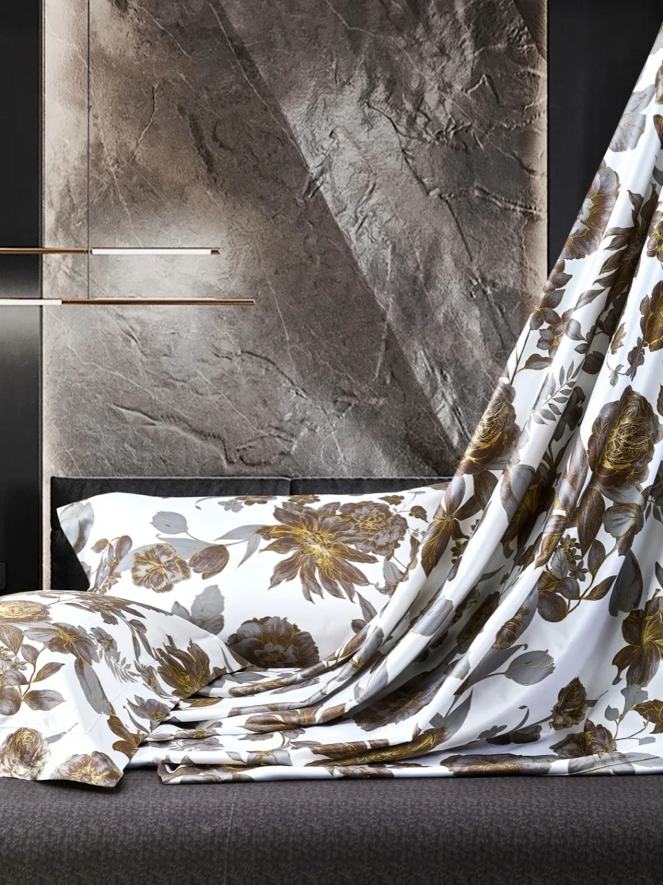 حديثا متزوج الفراش الزفاف الدانتيل ثلاثي الأبعاد زهرة غطاء السرير المخدة تنورة السرير عالية الجودة غطاء سرير الفرنسية رومانسية