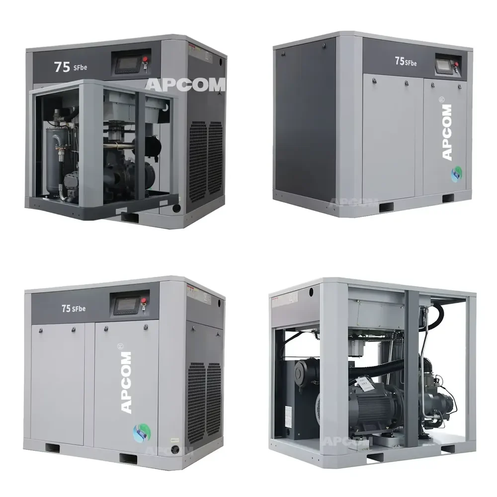 

100hp air Compressor 100hp Industrial air Compressor Screw Compressor 100 New Technology Low Noise High Pressure