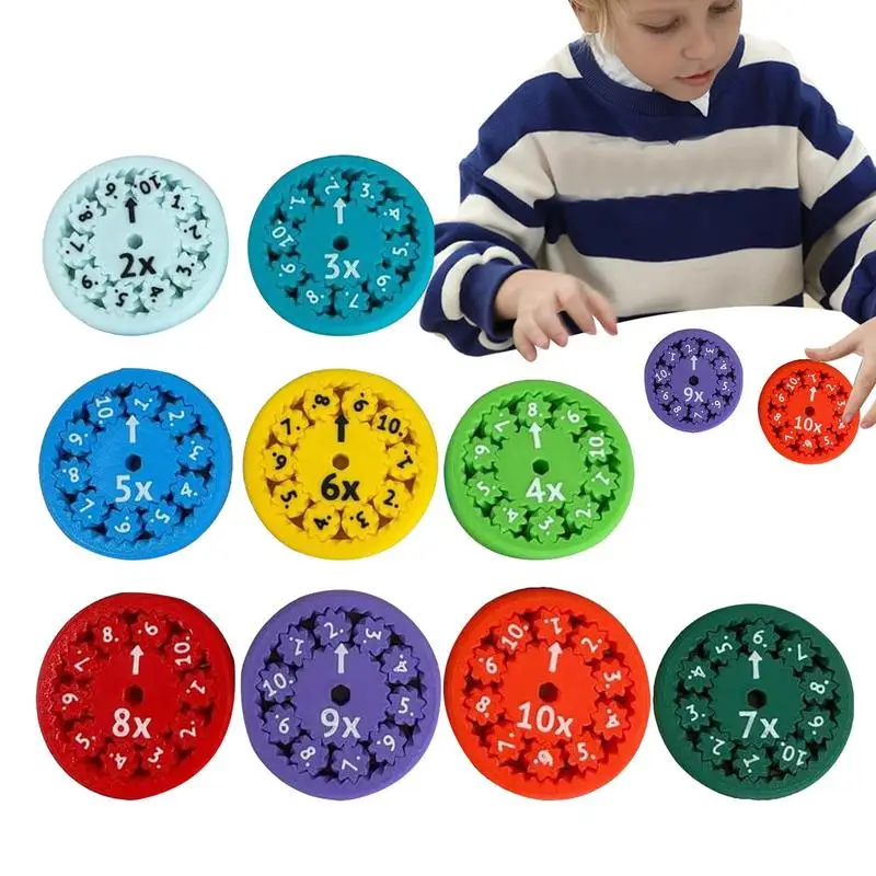 Math Fact Sensory Spinner 9/18Pcs Hand Spinner Sensory Spinner Learning Education Toys For Party Favors Math Games Learning Math