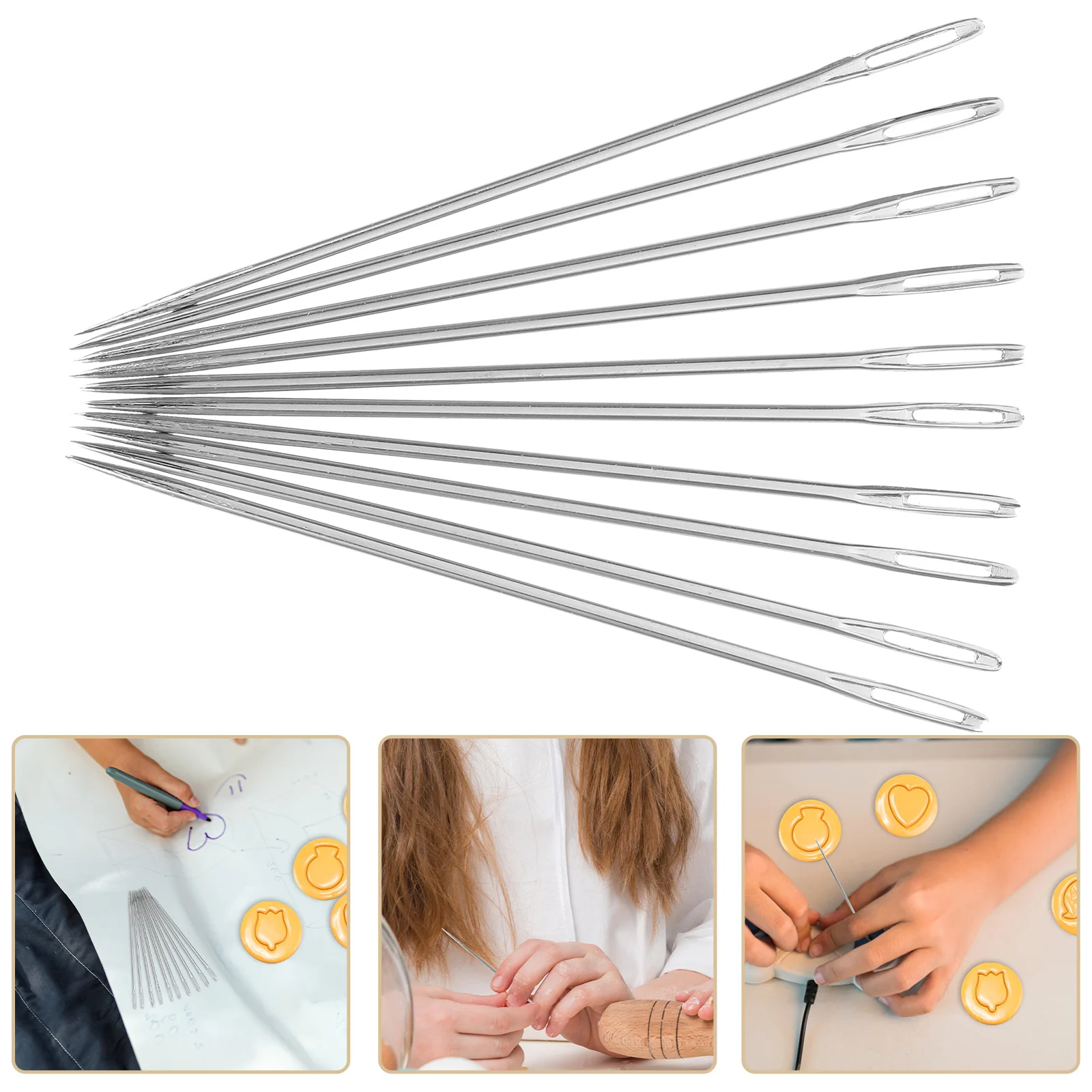 

10pcs Elegant Stainless Steel Game Needles for Cookies Cakes Party Favors Baking Tools Precise Positioning Versatile