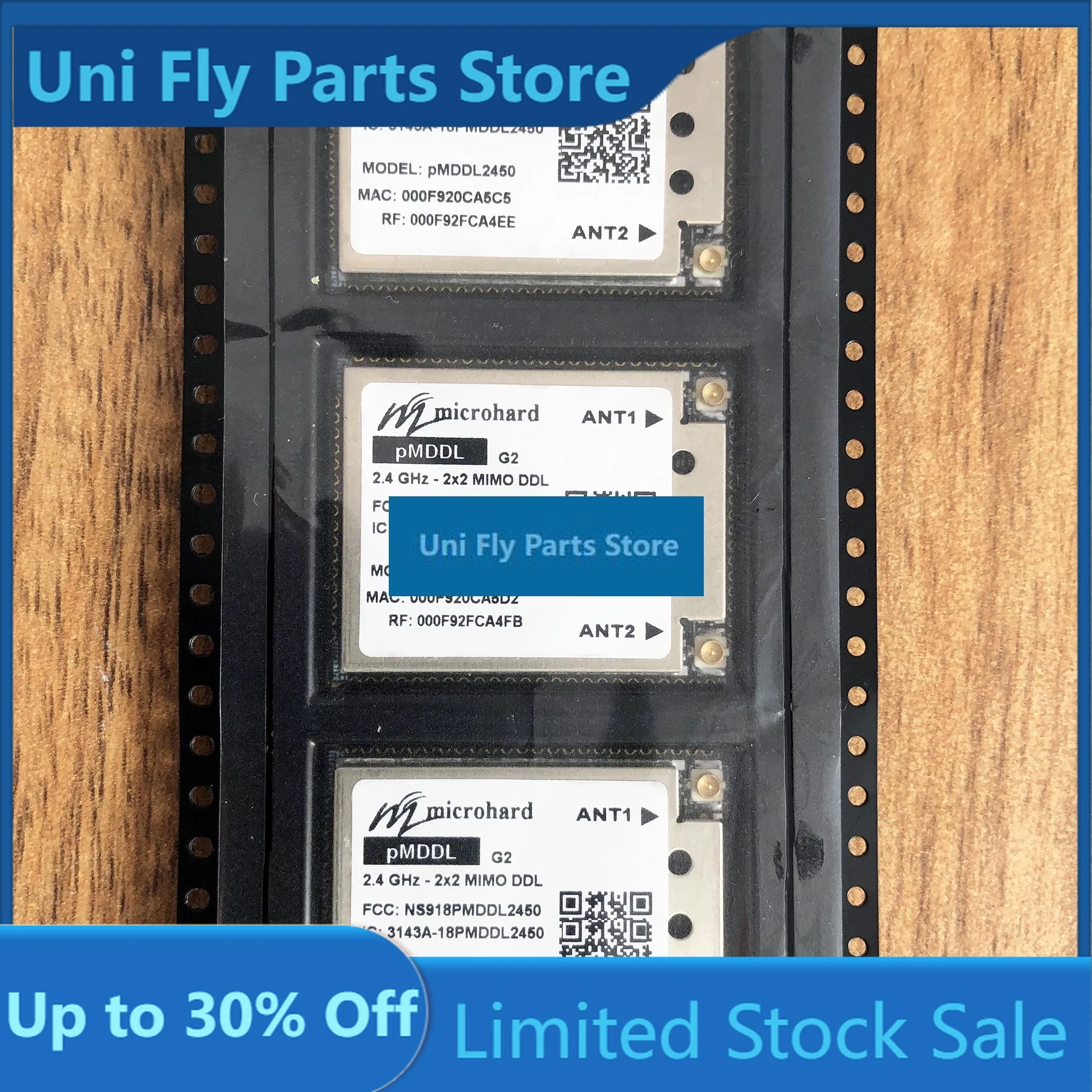 UniFlyMicrohard PMDDL2450 Integrated Unmanned Aerial Vehicle Wireless Module MHK18550 Brand New