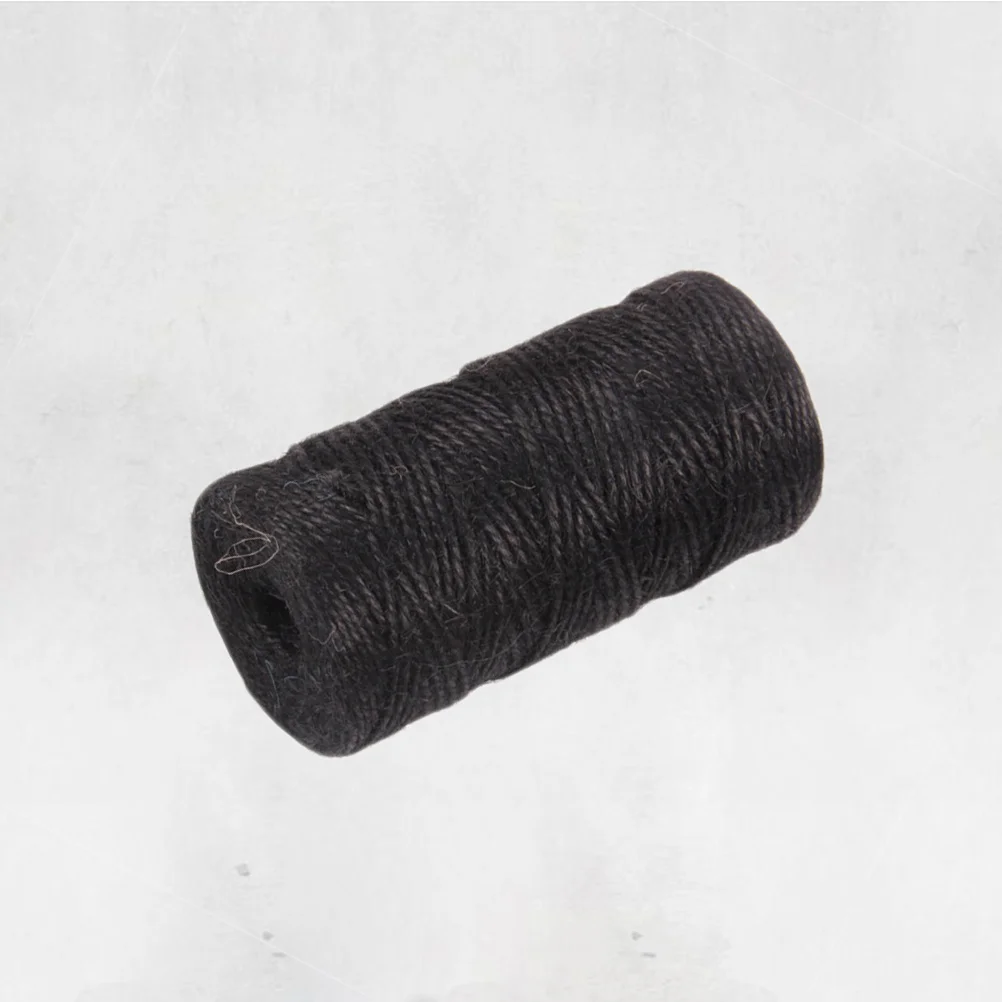 

100M Hemp Rope For Crafts Diy Garden Decoration Black String Art Craft Supply Ribbon Cord Decorative Twine Rope