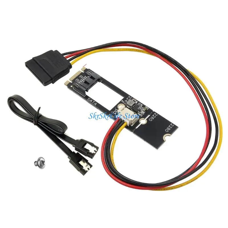 

E65E M.2 Drive to 2.5in Disk Converter Supporting 6Gbps Tool Less Mounting