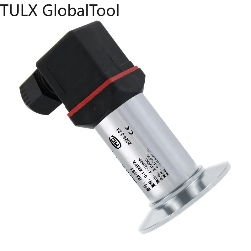 

TULX 4-20ma Flat Film Membrane Sanitary Pressure Transmitter Hygienic Flush Diaphragm 50.5 Tri-clamp Pressure Sensor forBeverage