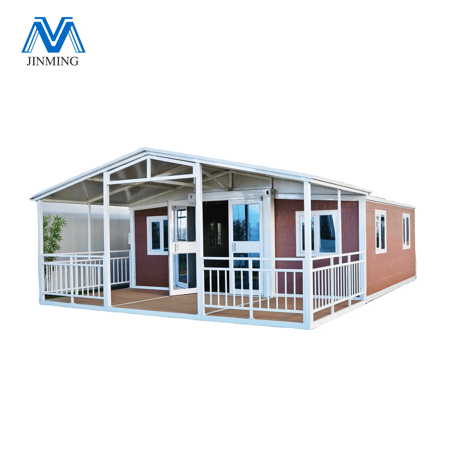 40ft Luxury Villa Homes with One Bedroom Bath House Flat Pack Foldable Expandable Container Prefab Houses
