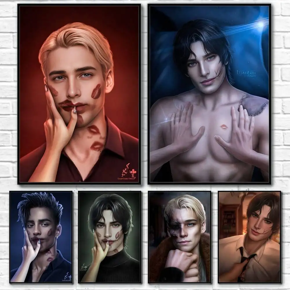 

Malbonte Vicky R-romance Clubs Poster Home Living Bed Room Bar Hallway Sticky Wall Art Printing Waterproof Aesthetic Decor