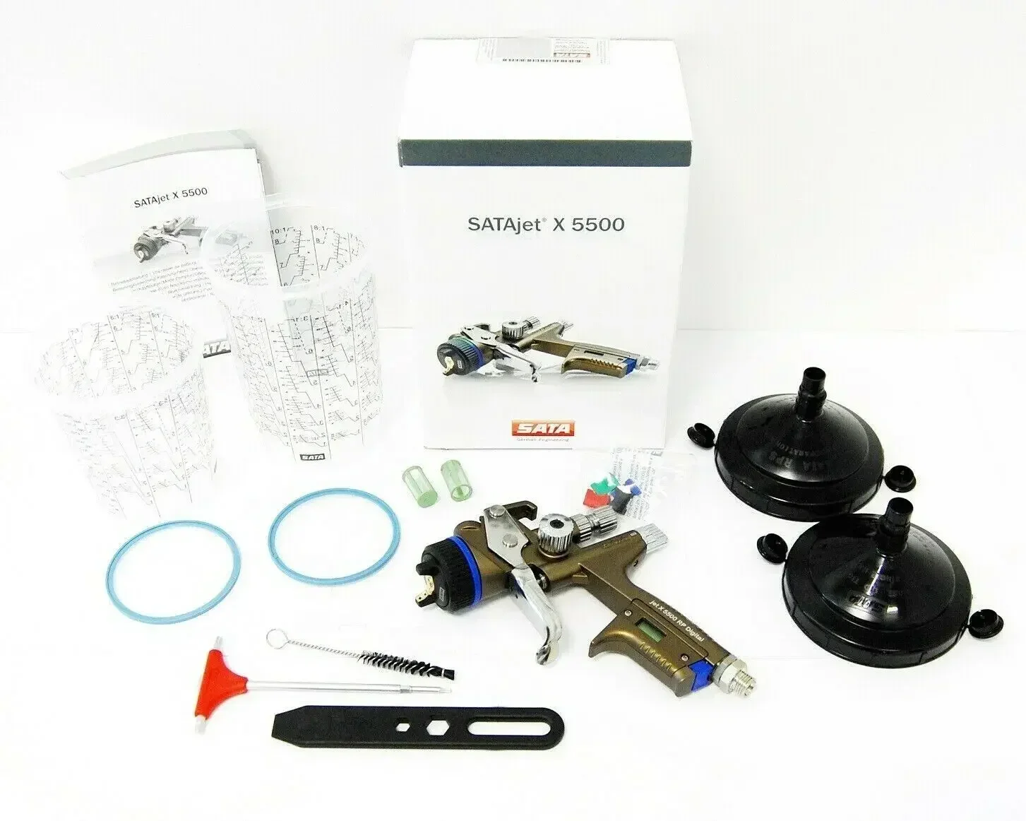 

SUMMERG SALES DISCOUNT ON Best Quality Sata Jet X5500 RP Gun 1.3 I NOZ. W RPS Cups