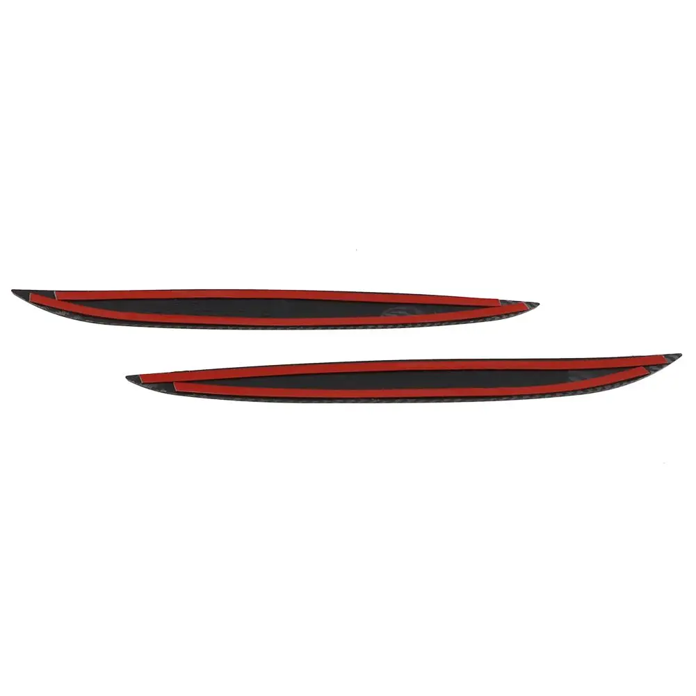 Carbon Fiber Black ABS Car Headlight Eyebrow Eyelid Cover Trim for Golf MK4 1997 2005 2 Pieces Impressive Fitting Accuracy