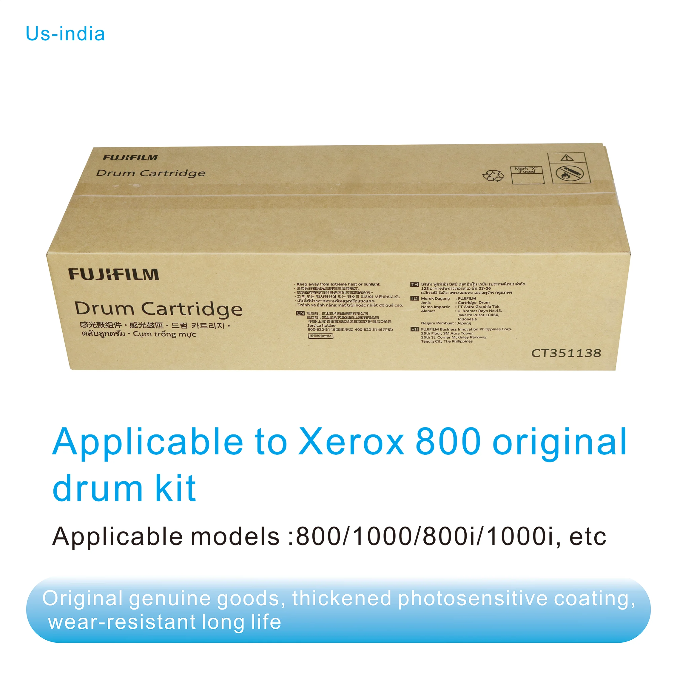 CT351188 Xerox 800 Original Drum Original Authentic Long Wear Resistant Life Suitable For Model 800/1000/800i /1000i