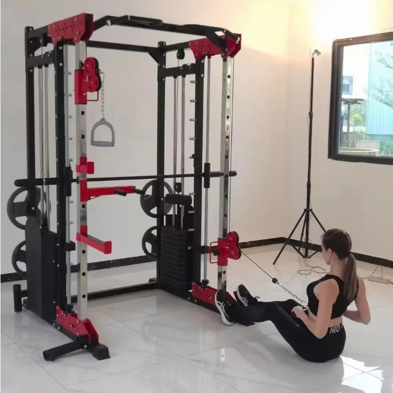 

Customizable Size Smith Machine - Multi-Functional Steel Fitness Equipment, Personalized for Commercial & Home Gym Strength