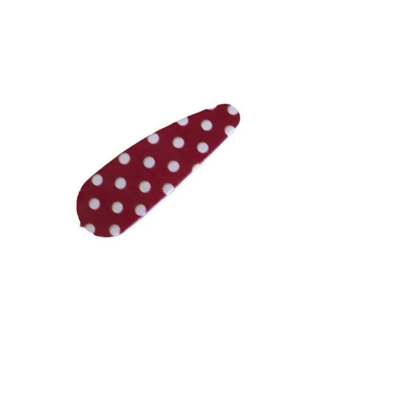 Retro Red Polka Dot Plaid Small Hairclip Girl Heart Cute Edge Clip BB Clip Student Fringe Clip Hair Accessories Headdress