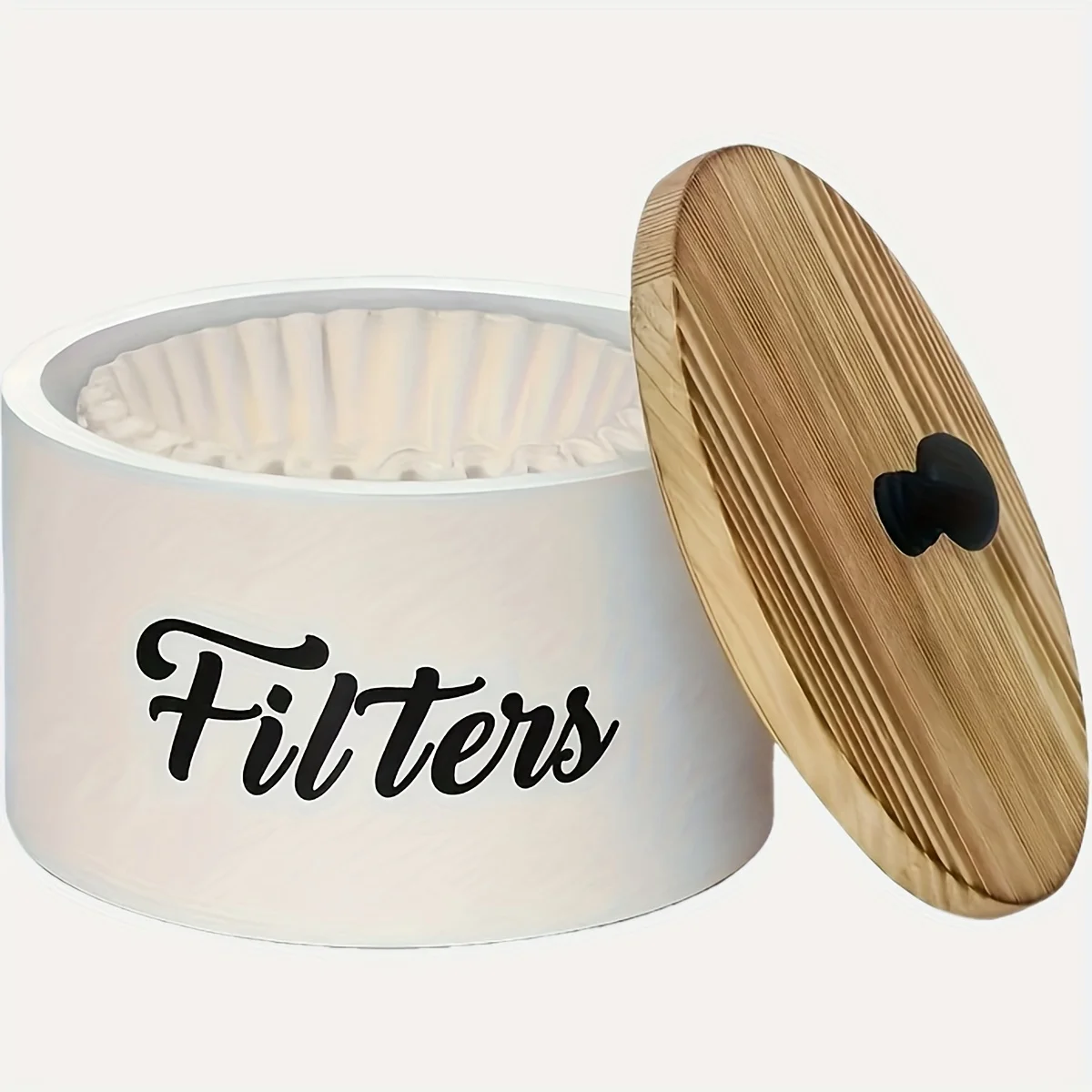 

1 шт., держатель фильтра для белого кофе в фермерском доме-деревянный футляр, контейнер для хранения, корзина для стойки-аксессуары для кофейни