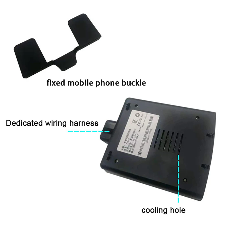 شاحن لاسلكي بقدرة 15 وات، لوحة شحن سريعة للهاتف QI خاصة على متن كاديلاك XT4 2017 2018 2019 2020 شاحن تحريض السيارة