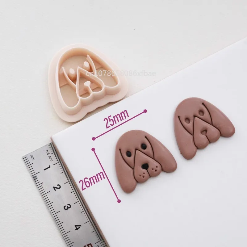 Cute Animal Dog Polymer Clay Cutters Cartoon Paw Dog Food Bone Poop Shaped Cutting Mold for Earring Jewelry Pendant Making Tools — zdjęcie 6