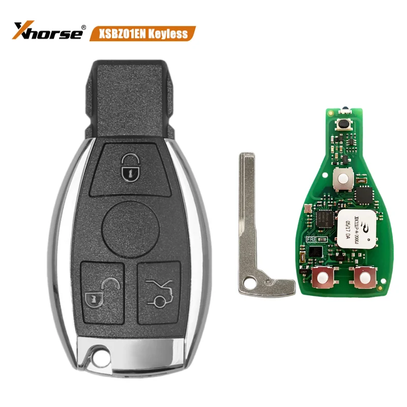 Xhorse XSBZ01EN VVDI MB Universal For Benz FBS3 W204 W207 W212 W164 W166 W221 Keyless Smart Remote Key Renewable 433/315MHz