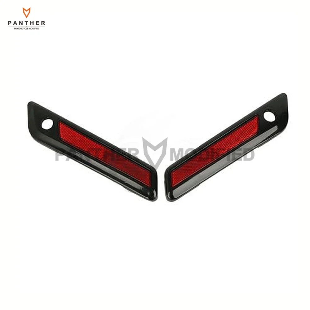 Applicable to Black Motorcycle Saddlebag Side Hinge Latch Cover case for Harley Electra Glide 2014-2017