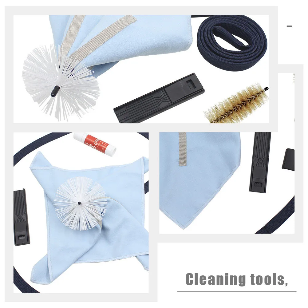 

1Set Saxophone Cleaning Kit Premium Bristle Brush and Reed Clip Thumb Pad for Efficient Instrument Cleaning Solution