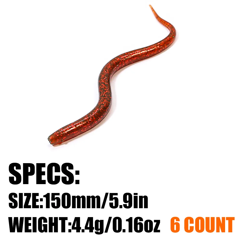 PEAK 150mm 4.4g Silicone Soft Bait Trick Worm Leurre Souple For all Fish Iscas Artificial Fishing Lures Stick Worms