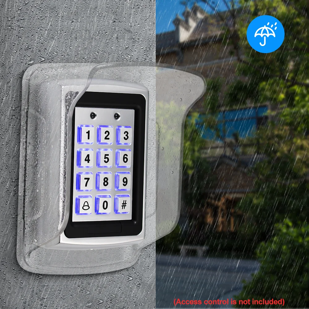 Plastic Waterproof Rain Cover Suitable for WiFi Door Bell RFID Access Controller System Plastic Rainproof Cover Protection Shell