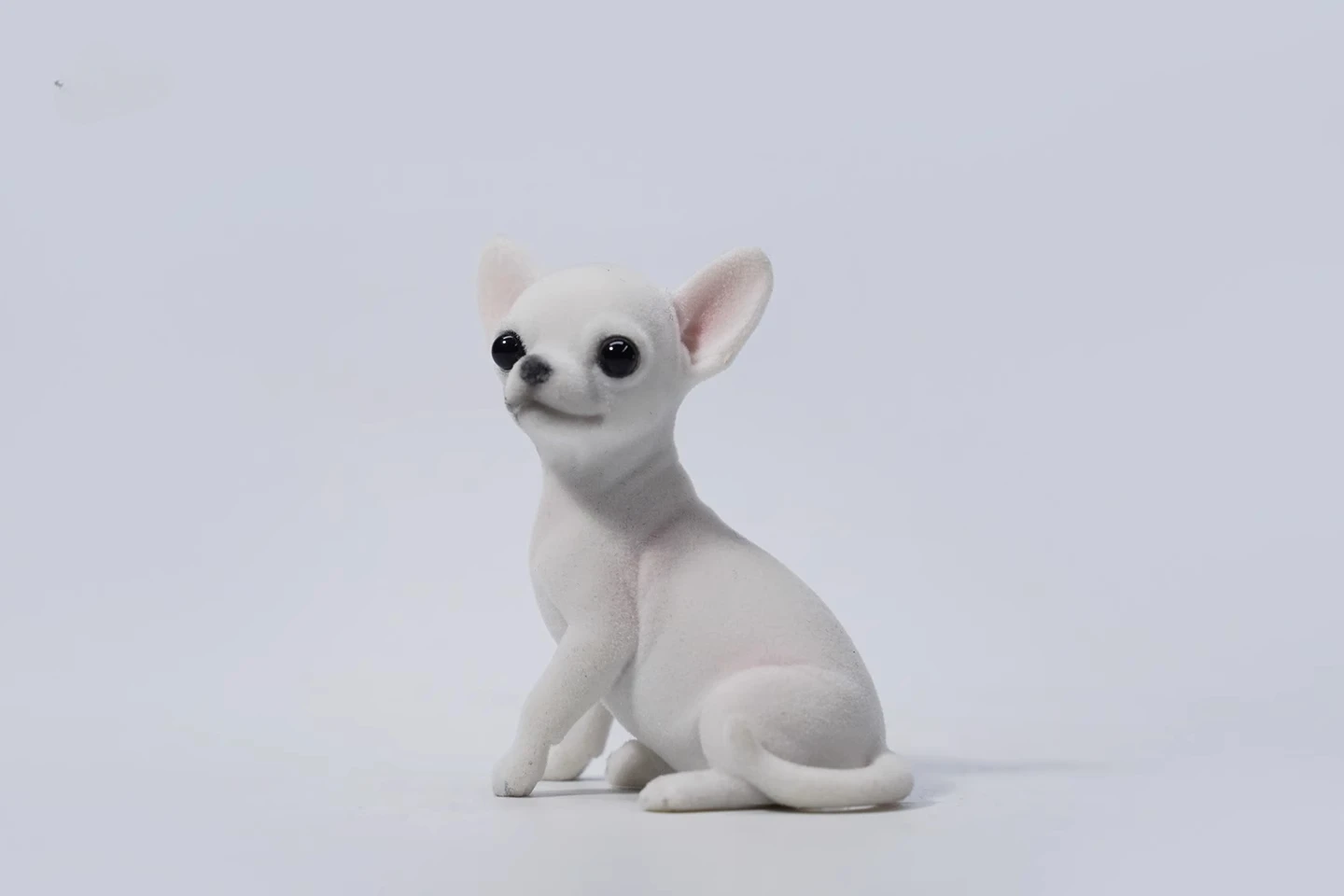 JXK Scala 1/6 Floccaggio Chihuahua Mini Desktop Ornamento Regalo Piccolo Animale Modello di Cane per 12 "Action Figures