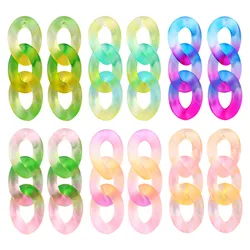 FishSheep Bohemia Acrylic Chain Drop Earrings For Women Frosted Resin Geometric Boho Long Hanging Party Earring 2022 Jewelry