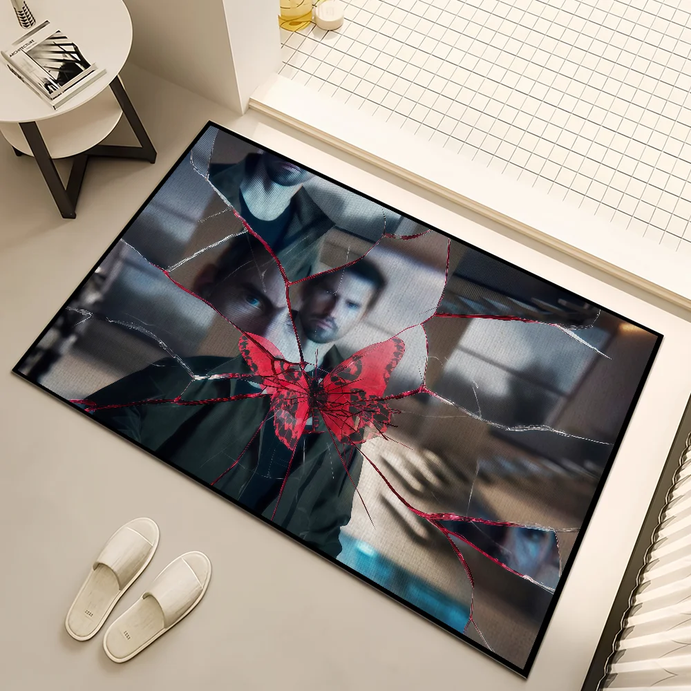 لعبة المنزل السرير البساط حمام الكلمة حصيرة المدخل شرفة السجاد نداء المدخل ممسحة d-واجب الأسود هوغار ديكور ops 7 e-Emma Kagan