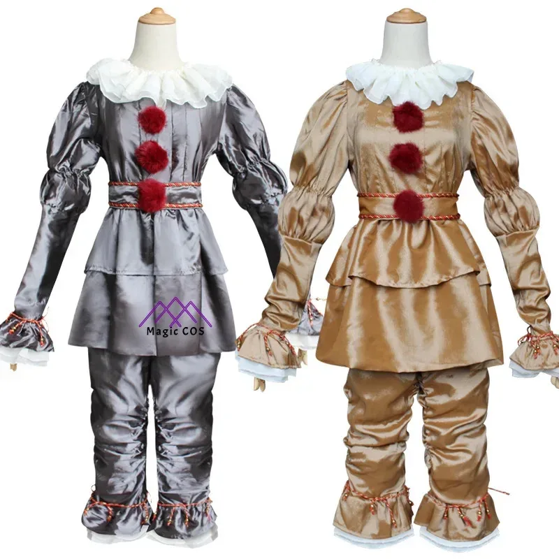 Disfraz de resurrección de payaso para niños y adultos Disfraz de Pennywis para cosplay de Halloween Diseño exclusivo de resurrección de payaso