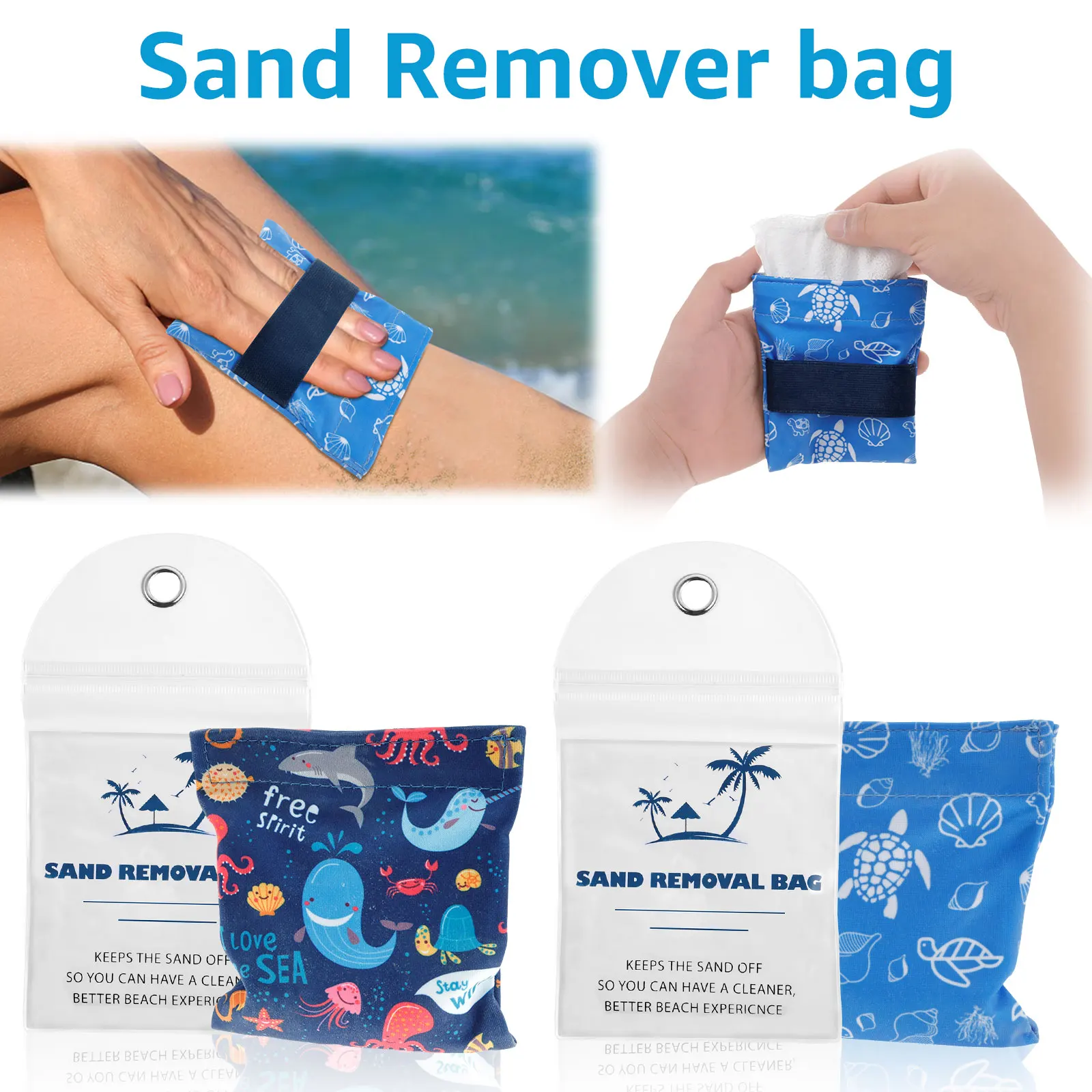 Portable Sand Removal Bag Wear Resistant Soft Sand Remover For Beach Sand Cleaner For Beach Party Surf Camping Outdoor Essential