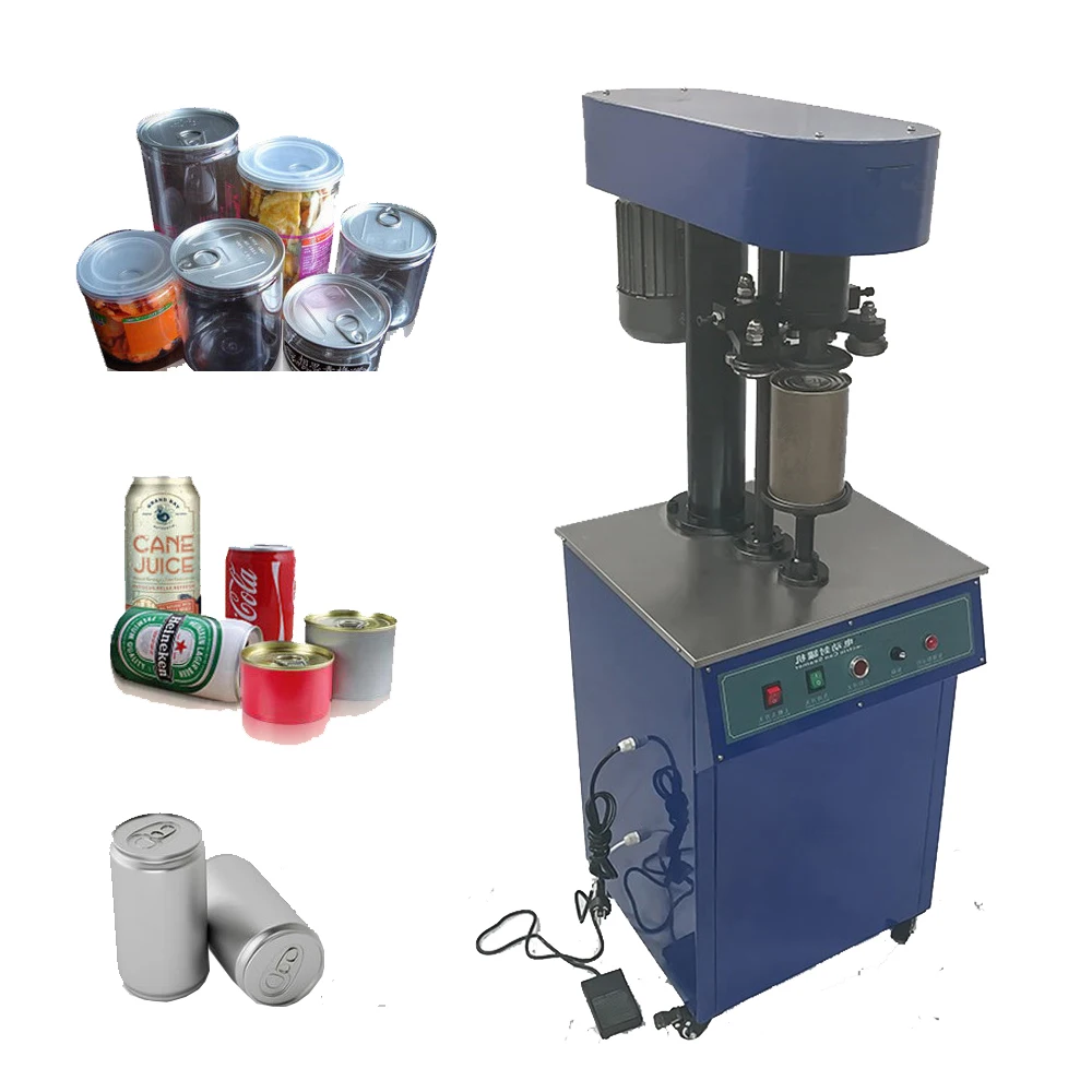 

tin can sealing machinery capping machine for tin container