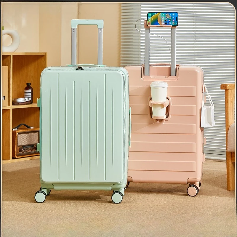 

Lightweight Hardside Spinner Suitcase 20 Inch TSA Lock Expandable Large Capacity Rolling Travel Luggage Cabin Unisex Student