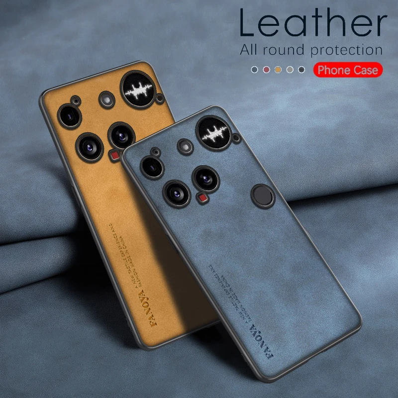 Hülle für Nothing Phone 3, schützen Sie die Linse, Lammfell-Lederhülle, Coque Phone 3a Pro, TPU, weiche Stoßstange, stoßfest