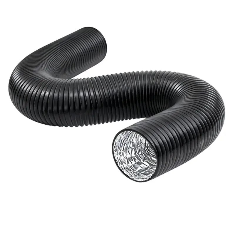 ABLN-Telescoping 4-Inch By 6M Double-Layer Aluminum Foil Vent Hose For Kitchen For Range Hoods And Bathroom Exhaust Fans X