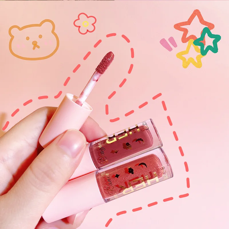 Gia Mirror Lippenstift, feuchtigkeitsspendend, sexy Lippen, praller, langlebig, glänzender Lipgloss, Lippentönung, glänzend, rot, sexy Lippentönung, Damen-Lippen-Make-up