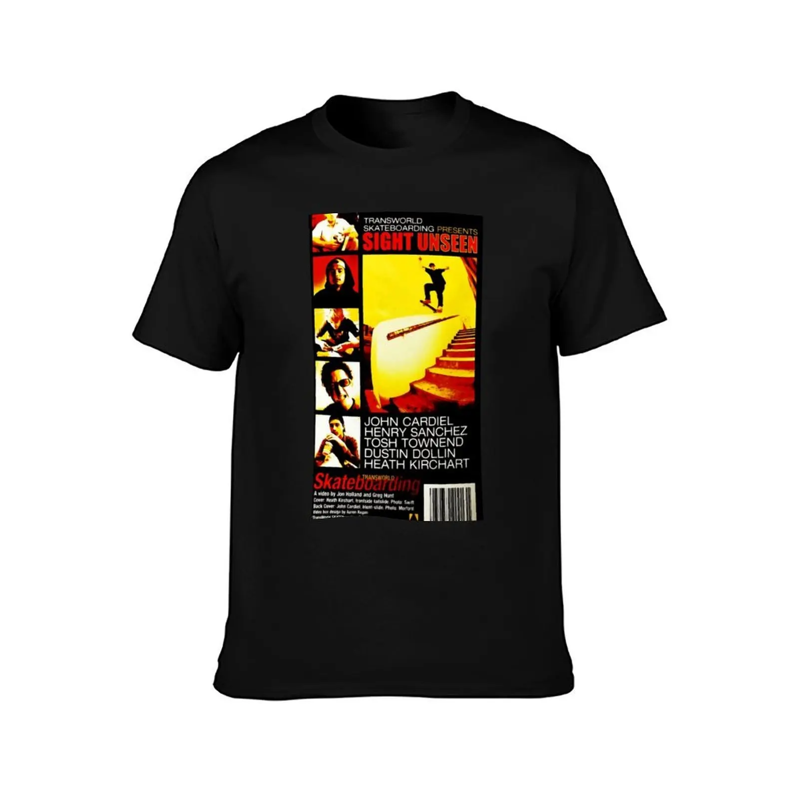 Transworld Sight Unseen (Back Cover) T-Shirt Casual Trendy Streetwear Tee Shirt T-Shirt