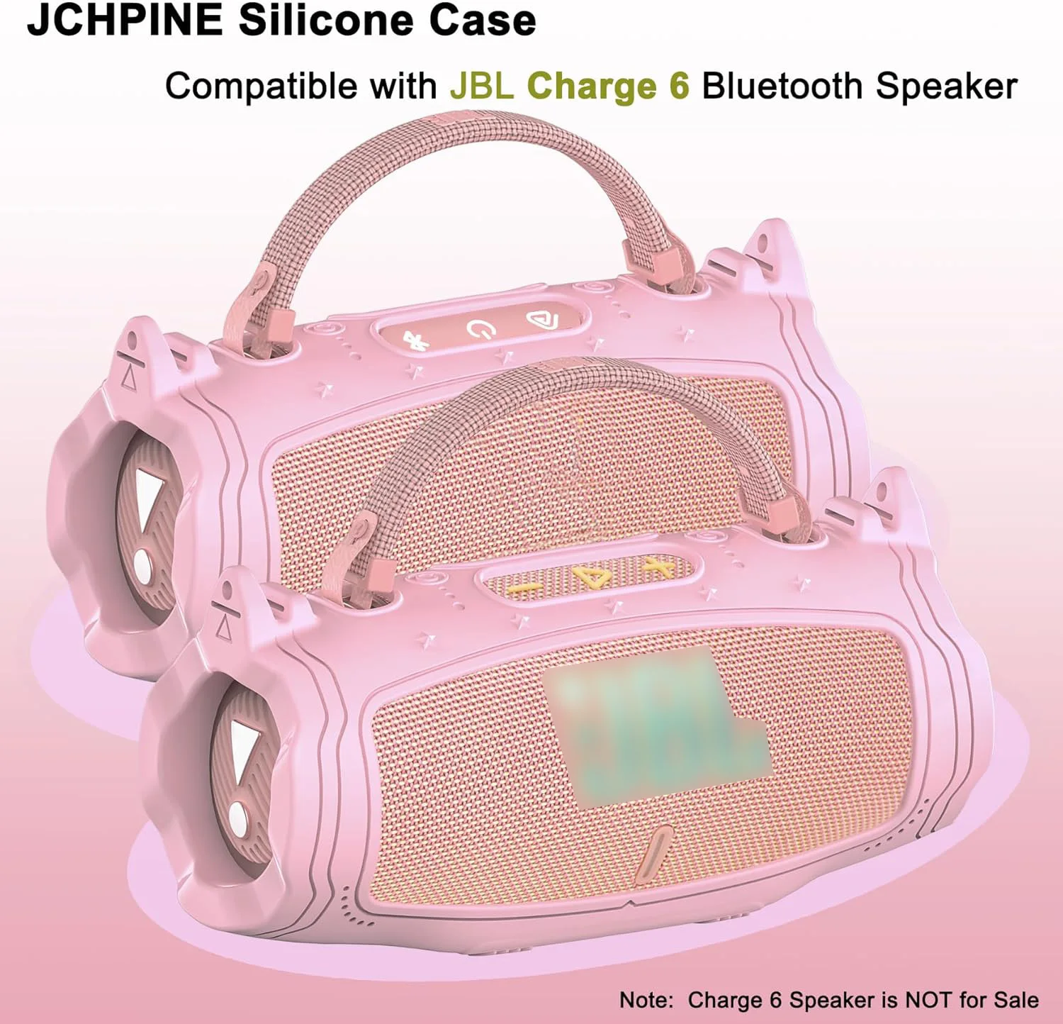 Silikon-Schutzhülle und Hartschalen-Tragetasche und Schultergurt für JBL Charge 6, tragbares Bluetooth-Lautsprecher-Zubehör – Detail 20