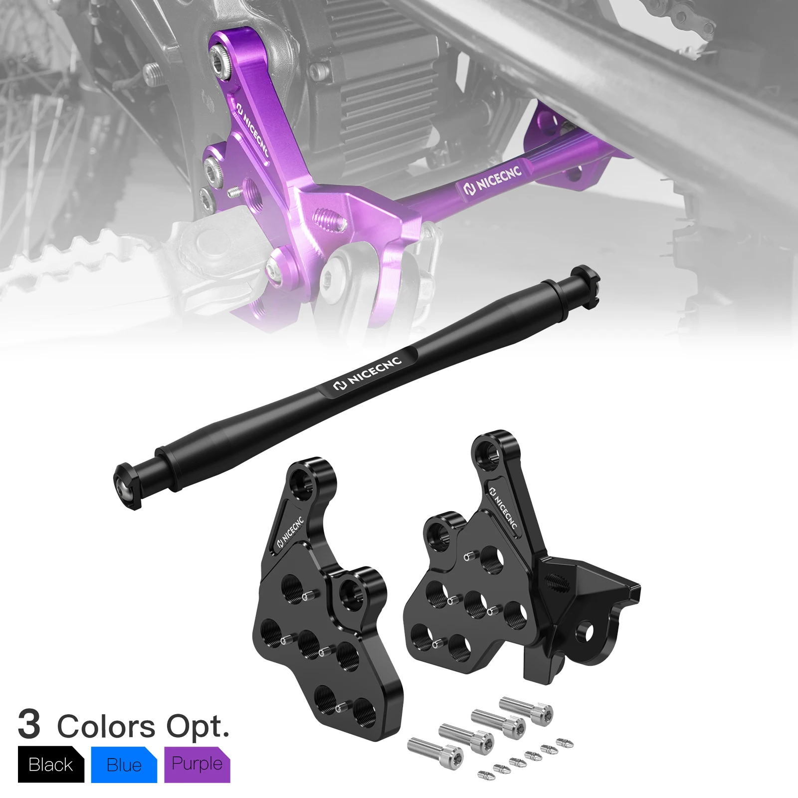 For Surron Foot Pegs Bracket & Footrest Support Brace For Sur-Ron Light Bee X S L1E Segway X160 X260 Electric Off-Road Bike